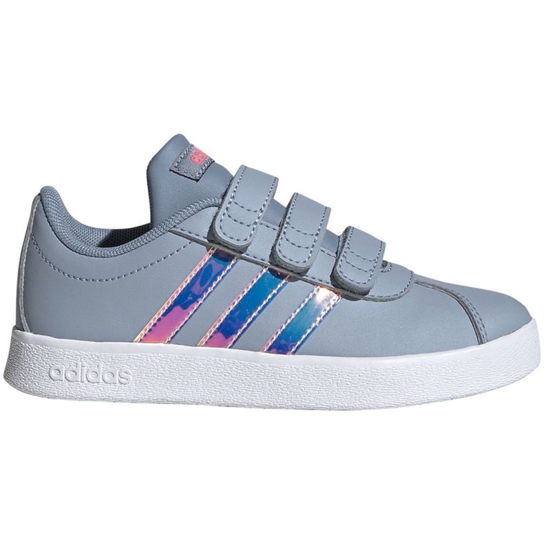 Adidas Vl Court 2.0 Cmf Jr FW4958 skor grå