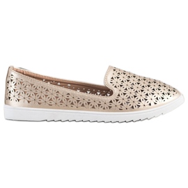 Renda Bekväma Openwork Lords gyllene