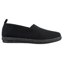 Via Giulia  Openwork Slip On Sneakers svart