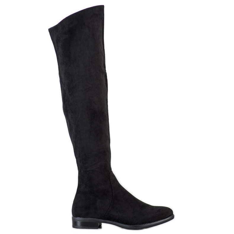 Sergio Leone Stövlar med asymmetriska överdelar svart