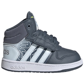 Adidas Hoops Mid 2.0 I grå FW4925 barnskor