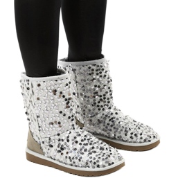 Silverisolerade stövlar emu Stouteyes