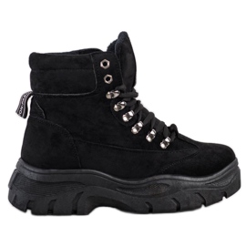 SHELOVET Black Fashion Trappers svart