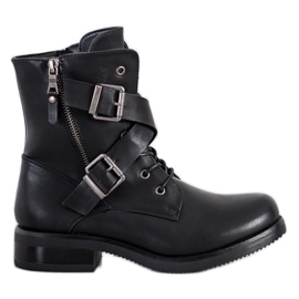 Kayla Klassiska arbetare med spännen svart