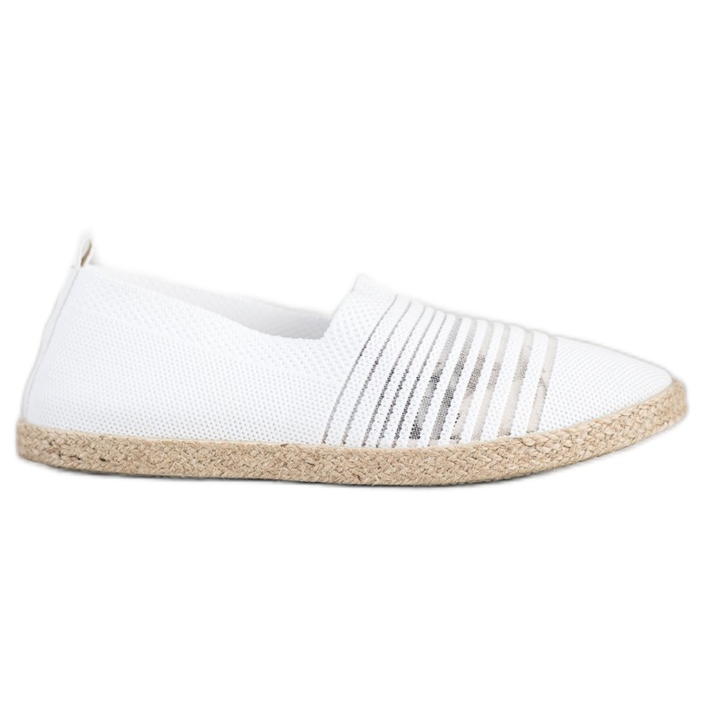 MCKEYLOR Slipony Espadrilles vit