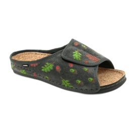 Inblu damskor 155D116 grå flerfärgad grön