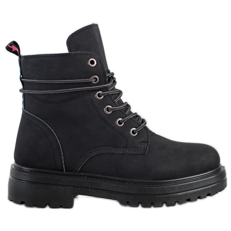 SHELOVET Svarta fällare med ekoläder