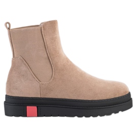 Seastar Stövlar på plattformen beige