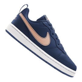 Nike Court Borough Low 2 (GS) Jr BQ5448-401 skor beige marinblå