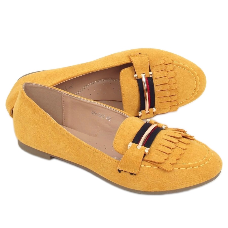 Dam loafers honung 88-381 Gul