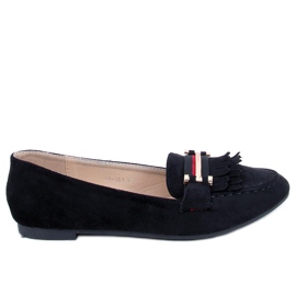Svarta damloafers 88-381 Svart