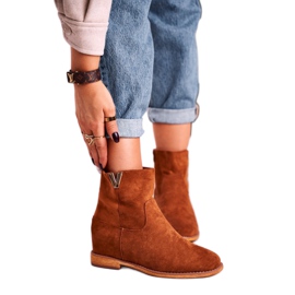 FG1 Dam Ankelstövlar Mocka Brun Vanya