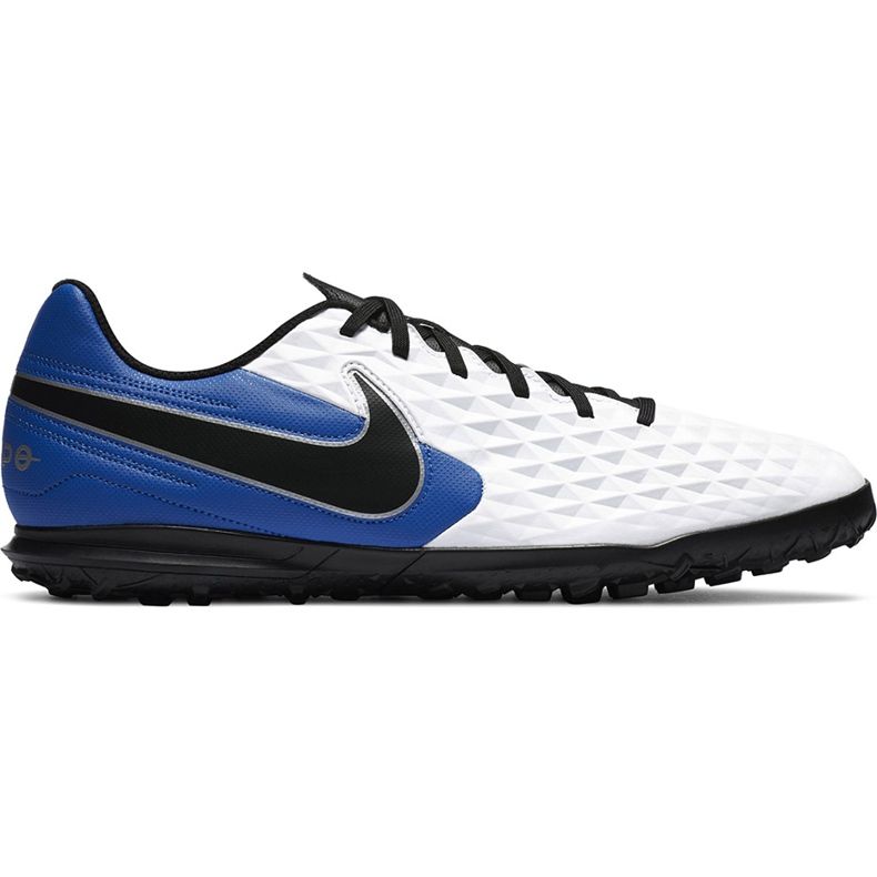 Nike Tiempo Legend 8 Club Tf AT6109 104 fotbollsskor vit, blå, svart vit