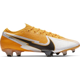 Nike Mercurial Vapor 13 Elite Fg AQ4176 801 fotbollsskor gul, svart, vit gul
