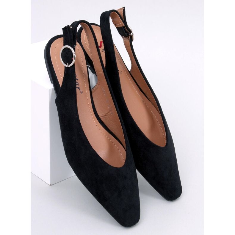 Kehlani Svarta balettkläder med öppen klack 1