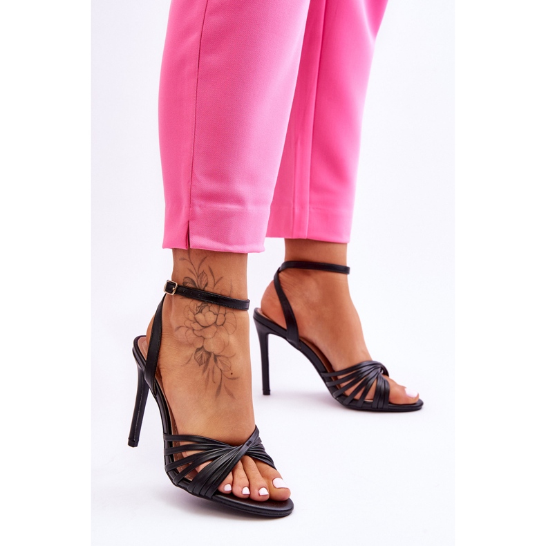 Högklackade damsandaler Svarta My Darling 2