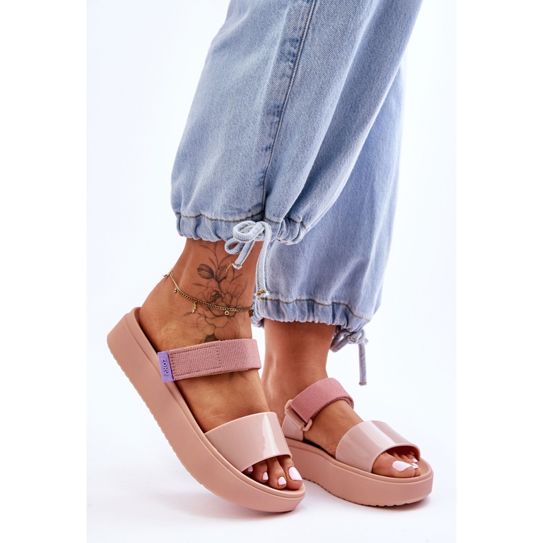 ZAXY Veganska kardborrtofflor HH285284 Naken rosa 2