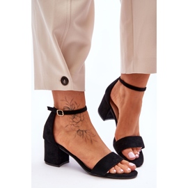 Svarta smekmånad lågklackade klassiska mockasandaler 1