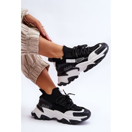 PS1 Slip-on socksneakers dam svart Keaton 1