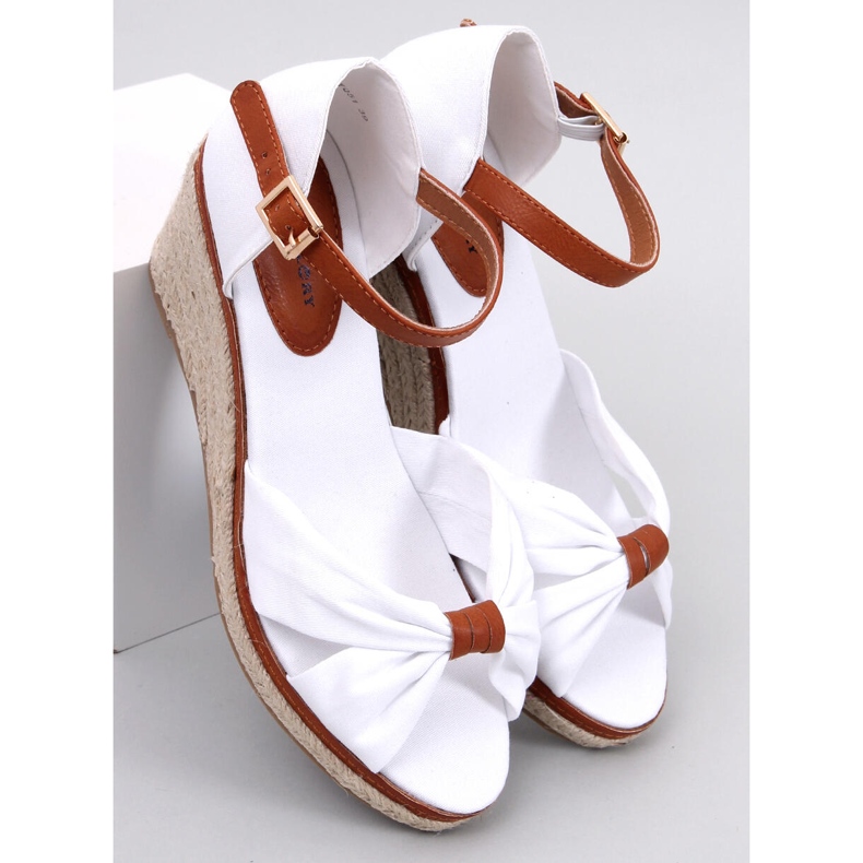 Kristen White espadrillos vit 1