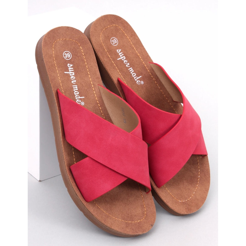 Ryan Fushia tofflor för kvinnor rosa 1