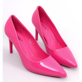 Charlotte Fuchsia lackade stilettpumps rosa 1