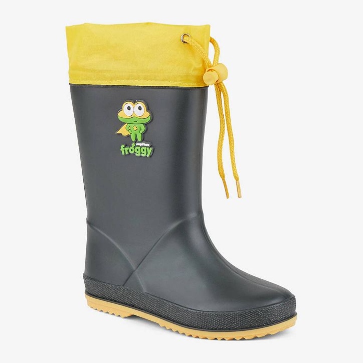 Wellingtons Coqui Rainy Collar Jr 8508-636-2412 svart 1