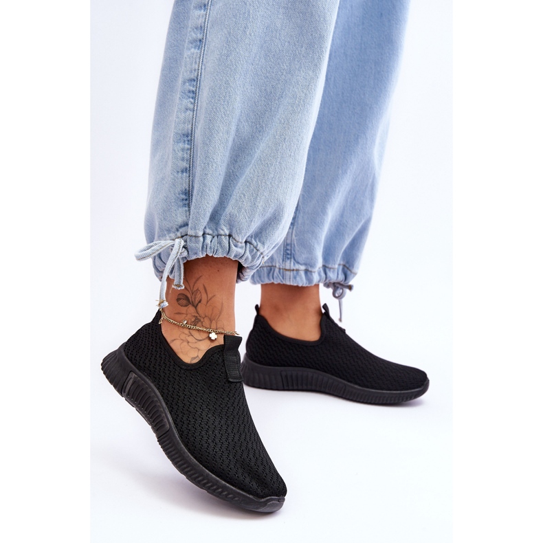 PM1 Klassiska svarta Frankie Slip-On sportskor 2