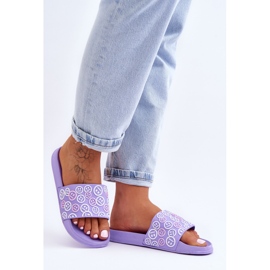 Kvinnors Tofflor Med Emoticons Violett Cosette purpur 1