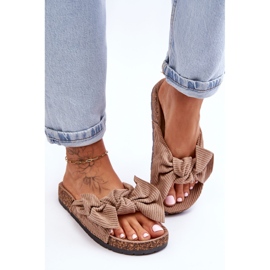 Manchester Cork Tofflor Mörk Beige Sommartid 1