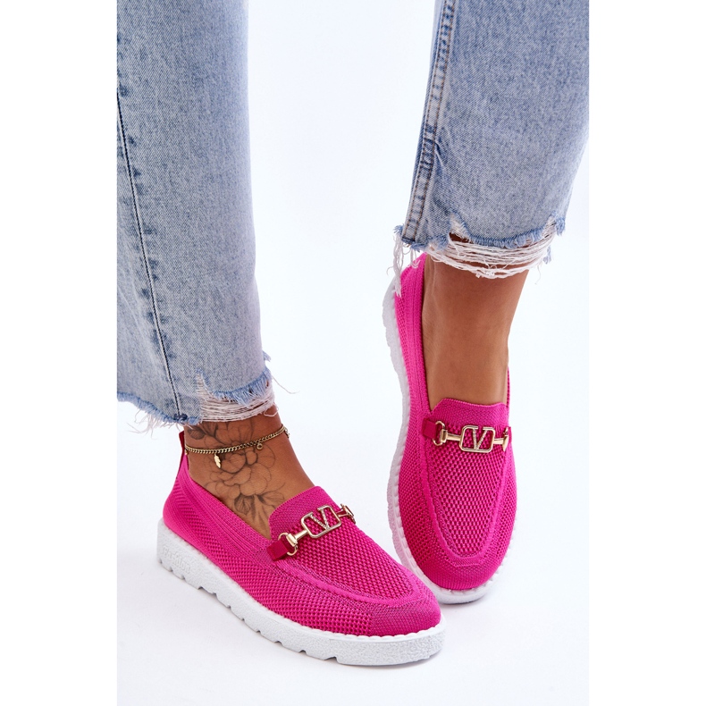 PM1 Alena Fuchsia Slip-On Sneakers för kvinnor rosa 1