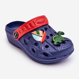 Barns skum lättvikts Crocs sandaler Marinblå sötsaker 1