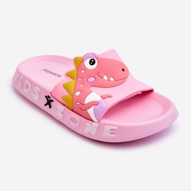 Barns Foam Slides Dinosaur Pink Dario rosa 1