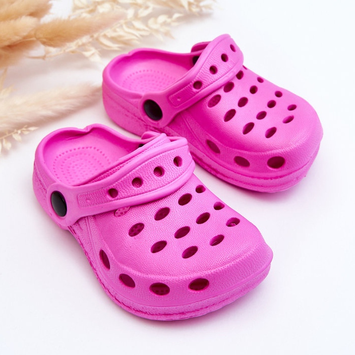 WJ1 Barns Foam Slides Mörk Rosa Lucas 2