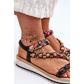 Bekväma damsandaler Black Jodie svart 2