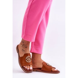 Dam Camel Larotte Classic plattklackatofflor brun 1