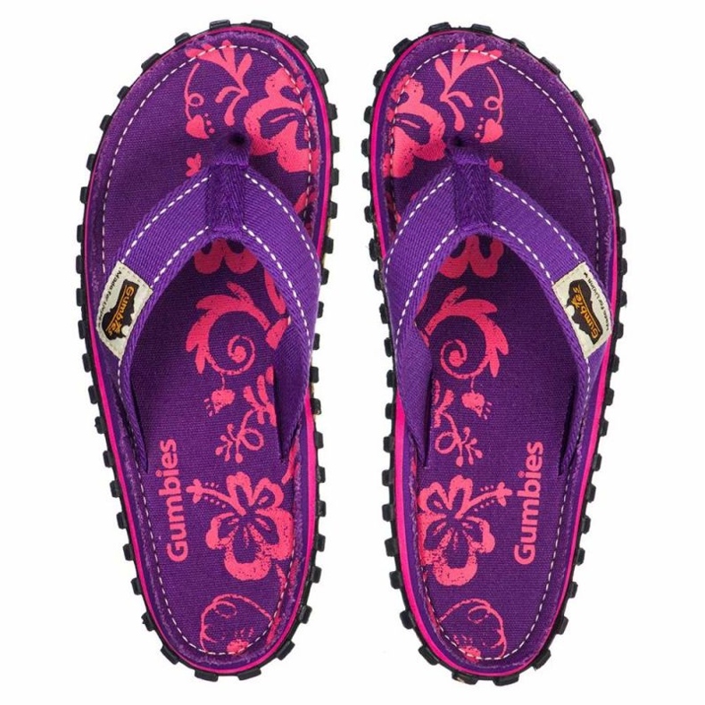 Gumbies Islander Canvas Flip Flops W G-IS-WN-PUHIB purpur 2