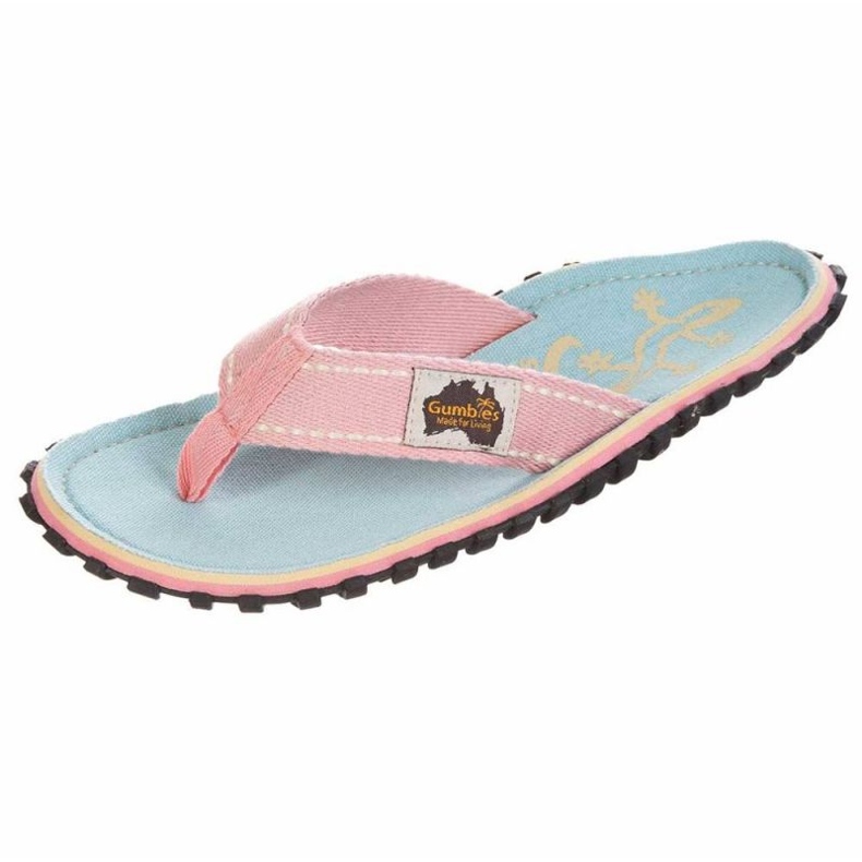 Gumbies Islander Canvas Flip Flops W G-IS-WN-GHE rosa 1