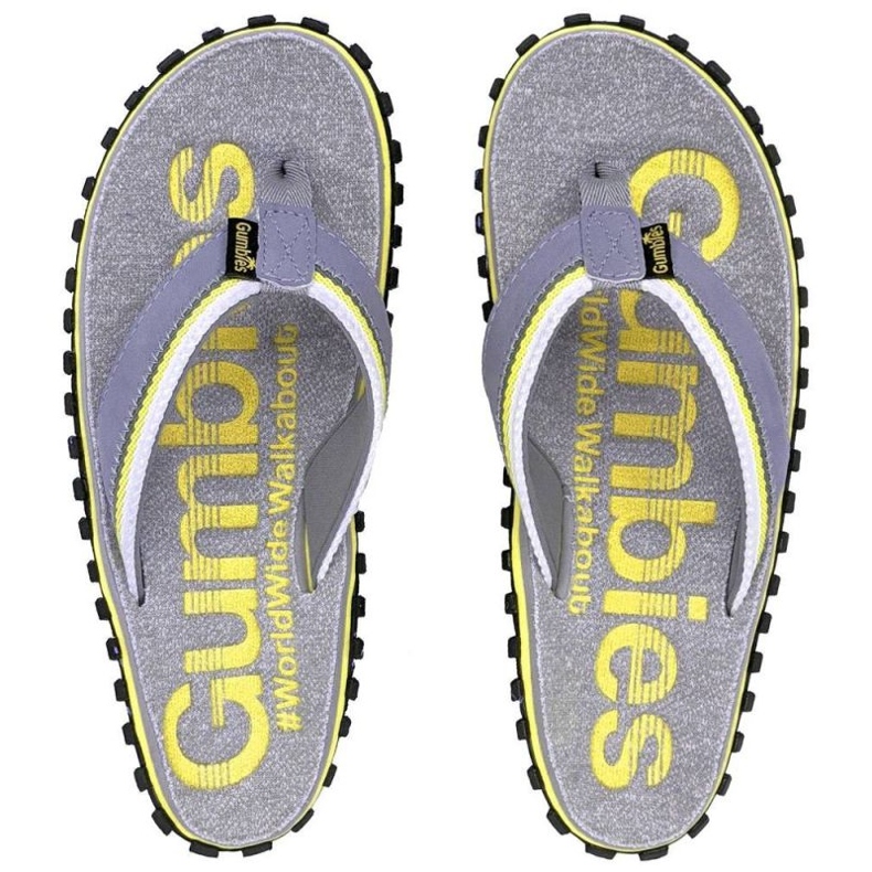 Gumbies Cairns G-CA-UNI-YE flipflops grå 1