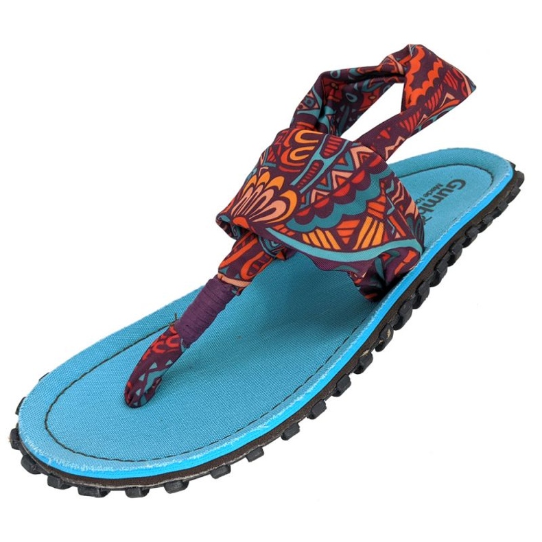 Gumbies Slingback Flip Flops W G-SB-WN-TRVN mångfärgad 2