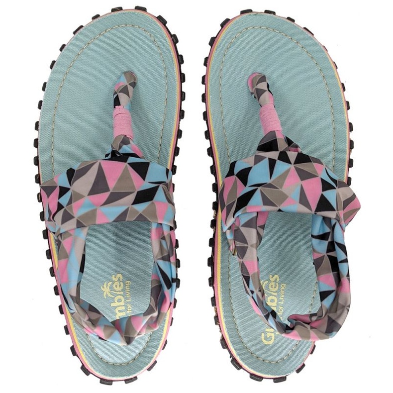Gumbies Slingback Flip Flops W G-SB-WN-GEOM mångfärgad 1