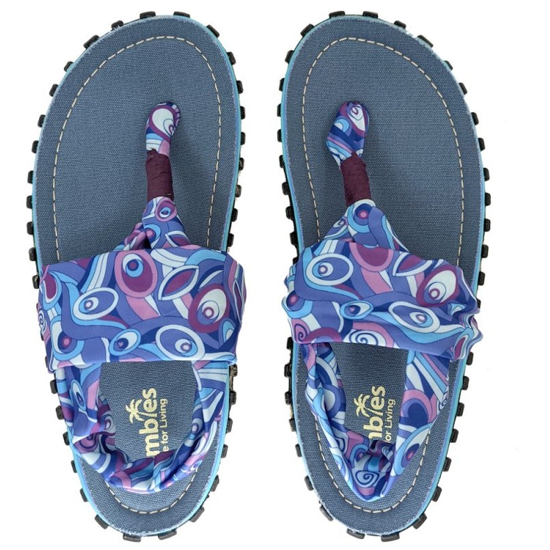 Gumbies Slingback Flip Flops W G-SB-WN-PEAC blå 1