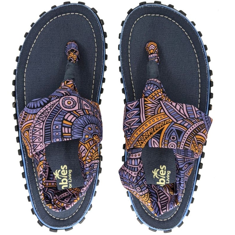 Gumbies Slingback Flip Flops W G-SB-WN-AZTEC mångfärgad 1