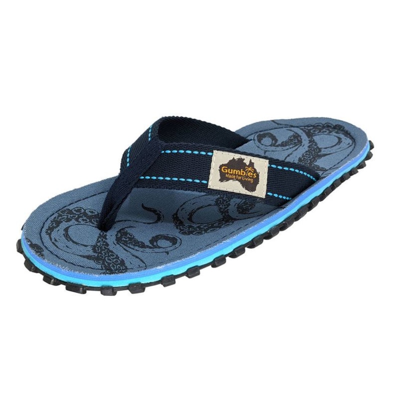 Gumbies Islander Abyss G-IS-MN-ABYSS flipflops blå 2