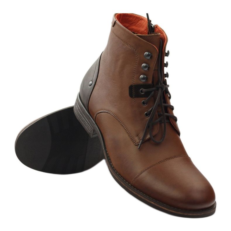 Vinterknutna stövlar Pilpol PC6009 brun 3