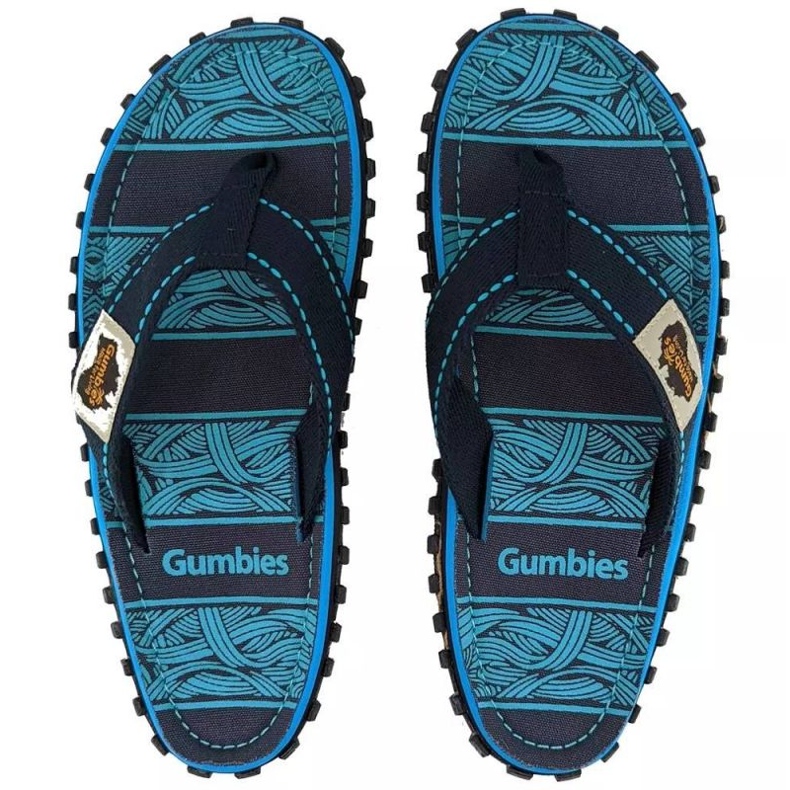 Gumbies Islander Flip Flops GU-FFISL110 blå 1