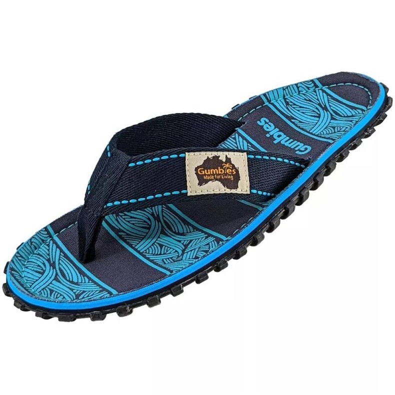 Gumbies Islander Flip Flops GU-FFISL110 blå 2