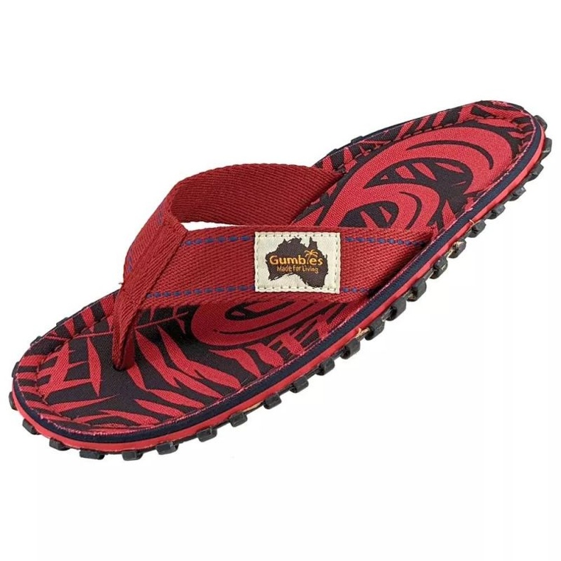 Gumbies Islander Flip Flops GU-FFISL112 röd 2