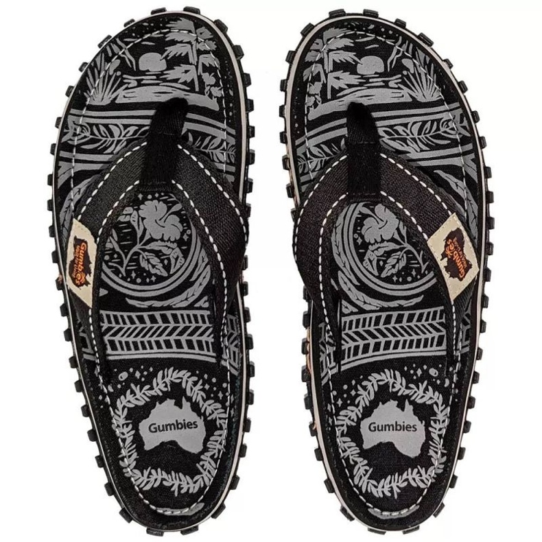 Gumbies Midnight Flip Flops GU-FFISL108 svart 1