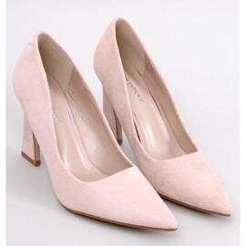 Valli Beige pumps med klackar 1